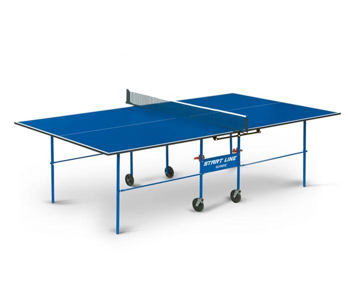Теннисный стол Start line OLYMPIC с сеткой Blue - фото 1 - id-p101755345