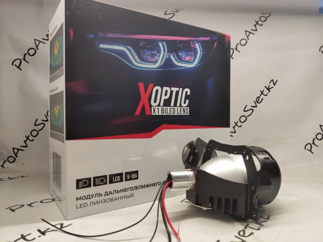 Би-Лэд линзы X-optic X1. 4300k Biled lens 3.0 дюйма - фото 2 - id-p101755379