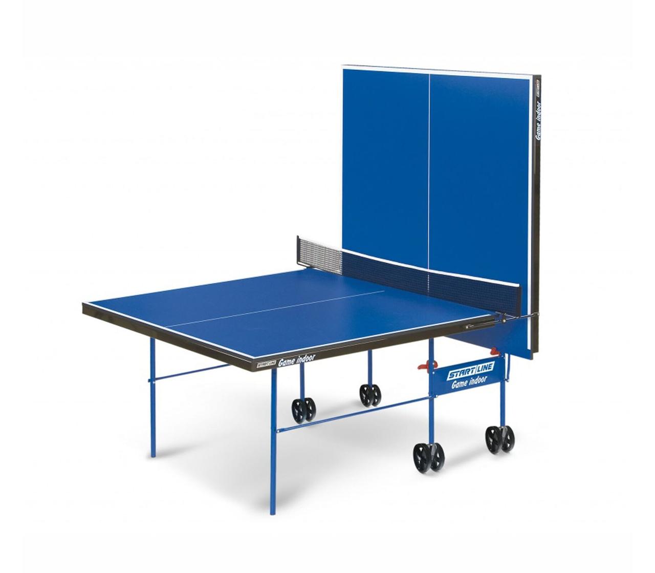Теннисный стол Start line GAME с сеткой Blue - фото 4 - id-p101755407