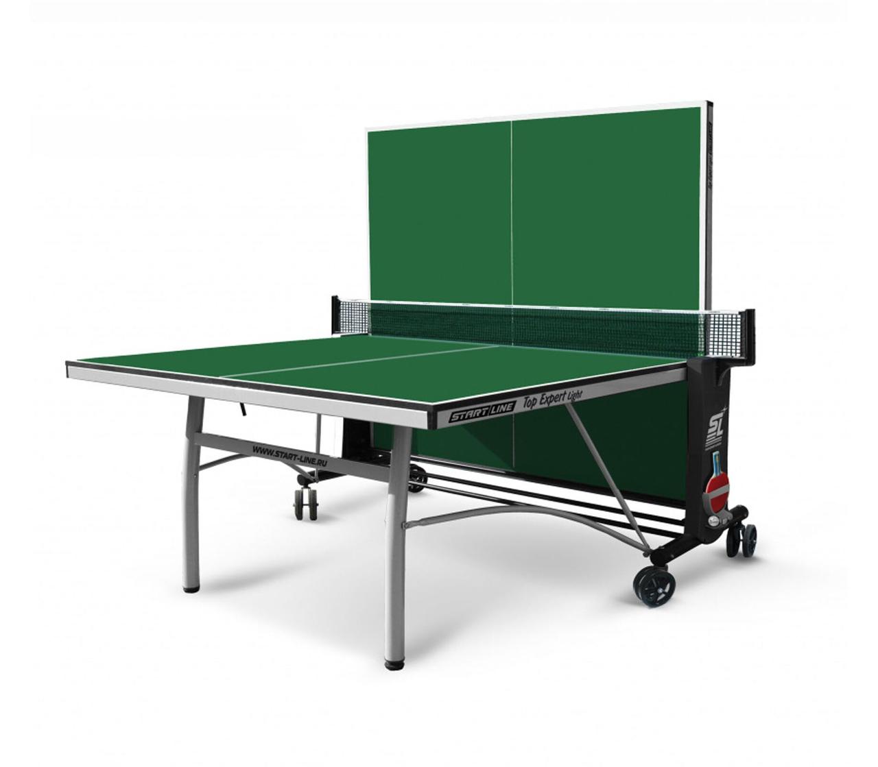 Теннисный стол Start line TOP EXPERT Light с сеткой Green - фото 3 - id-p101760070