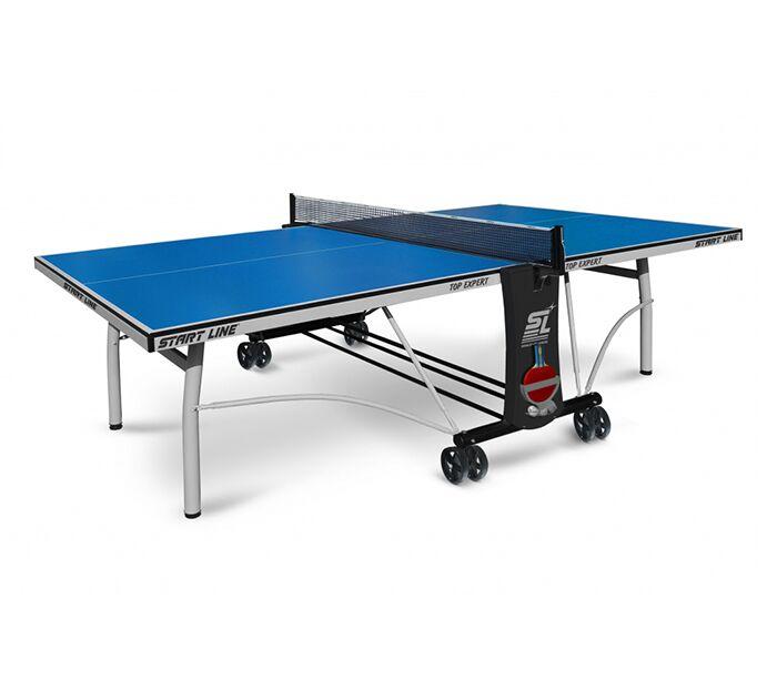 Теннисный стол Start line TOP EXPERT с сеткой Blue - фото 1 - id-p101760420