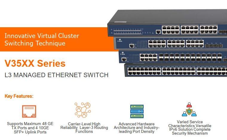 Управляемый Коммутатор уровня L3 «V-Sol» - V3528EF - фото 5 - id-p101761499