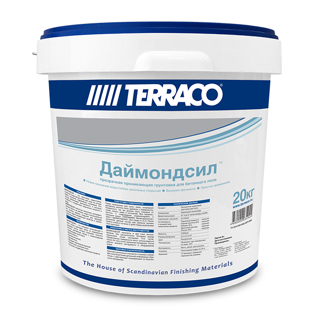 Краска специальная DIAMONDSEAL Terraco(Террако) в ведре 3.5 л / 8 л / 15 л