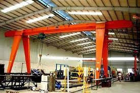 Козловой кран с электрической лебедкой