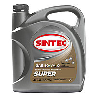 SINTEC SUPER SAE 10W-40, API SG/CD, 4л