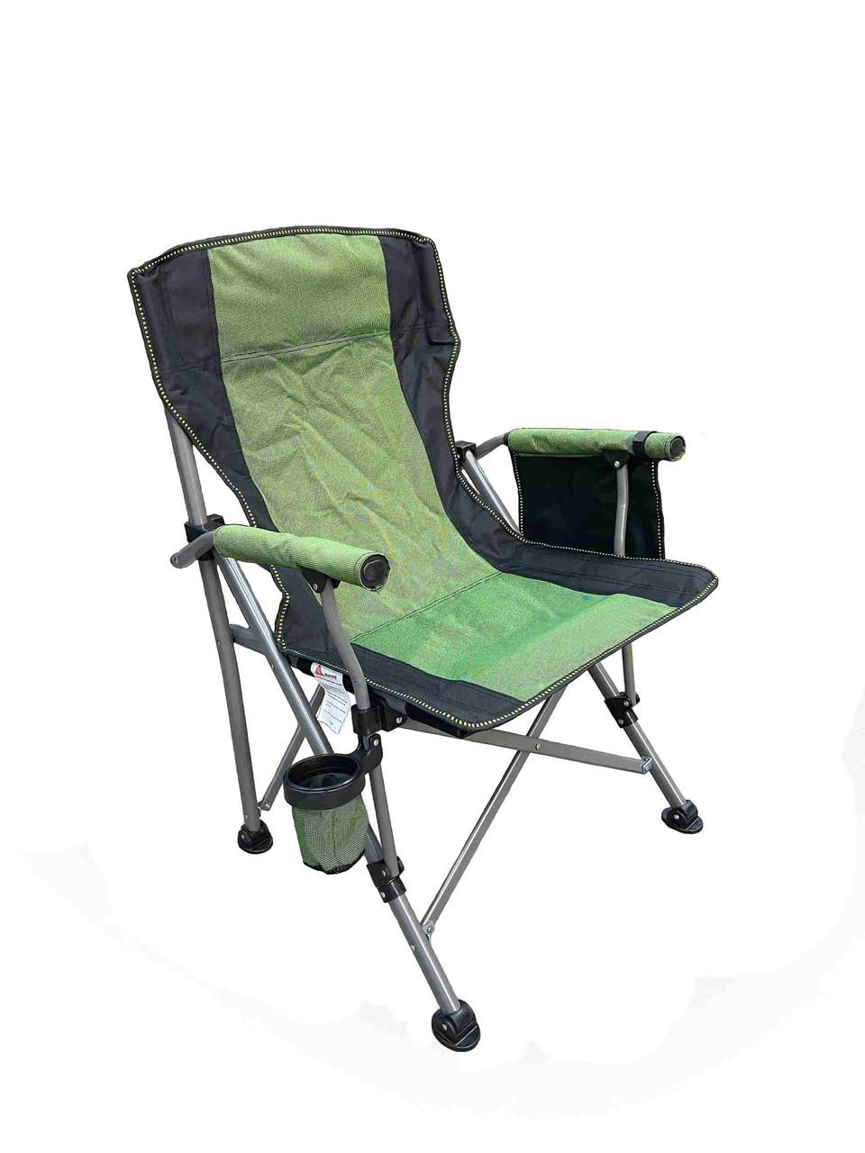 Кресло складное с подлокотниками "HUSKY" цвет.зелен. - фото 1 - id-p99510640