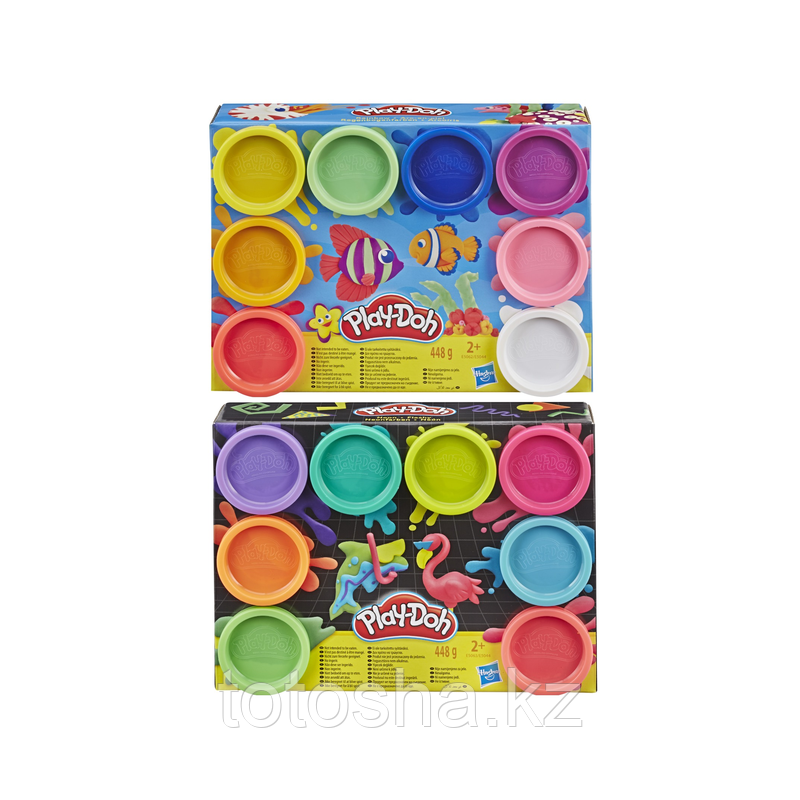 Набор пластилина Rainbow 8 цветов , Hasbro Play-Doh E5044 - фото 5 - id-p101762632