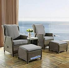 Комплект из 2-х шезлонгов со столиком "Коста-Брава”