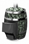 Печь банная из нержавеющей стали Саяны Мини Inox, дверь сталь