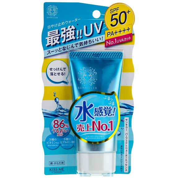 Увлажняющий cолнцезащитный крем с SPF 50 – Isehan Sunkiller Perfect Water Essence SPF50 + PA ++++