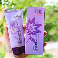 Dr. Cellio Waterproof Daily Sun Cream 50+/PA+++20 Солнцезащитный крем для лица,cellio collagen whitening sun cream