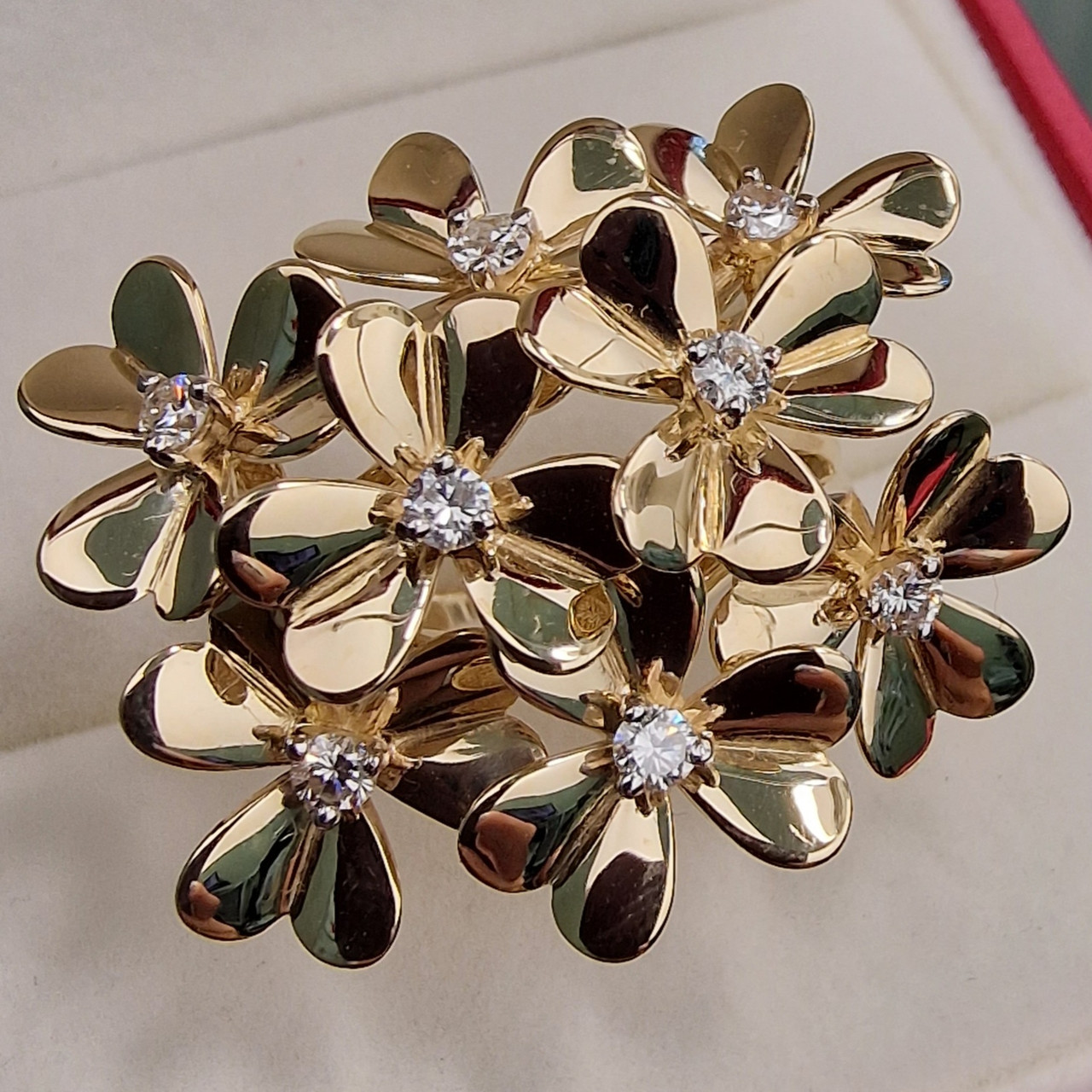 Золотое кольцо с бриллиантами 0.48Сt VS2/H, 18,5р. EX - Cut - фото 6 - id-p101763177