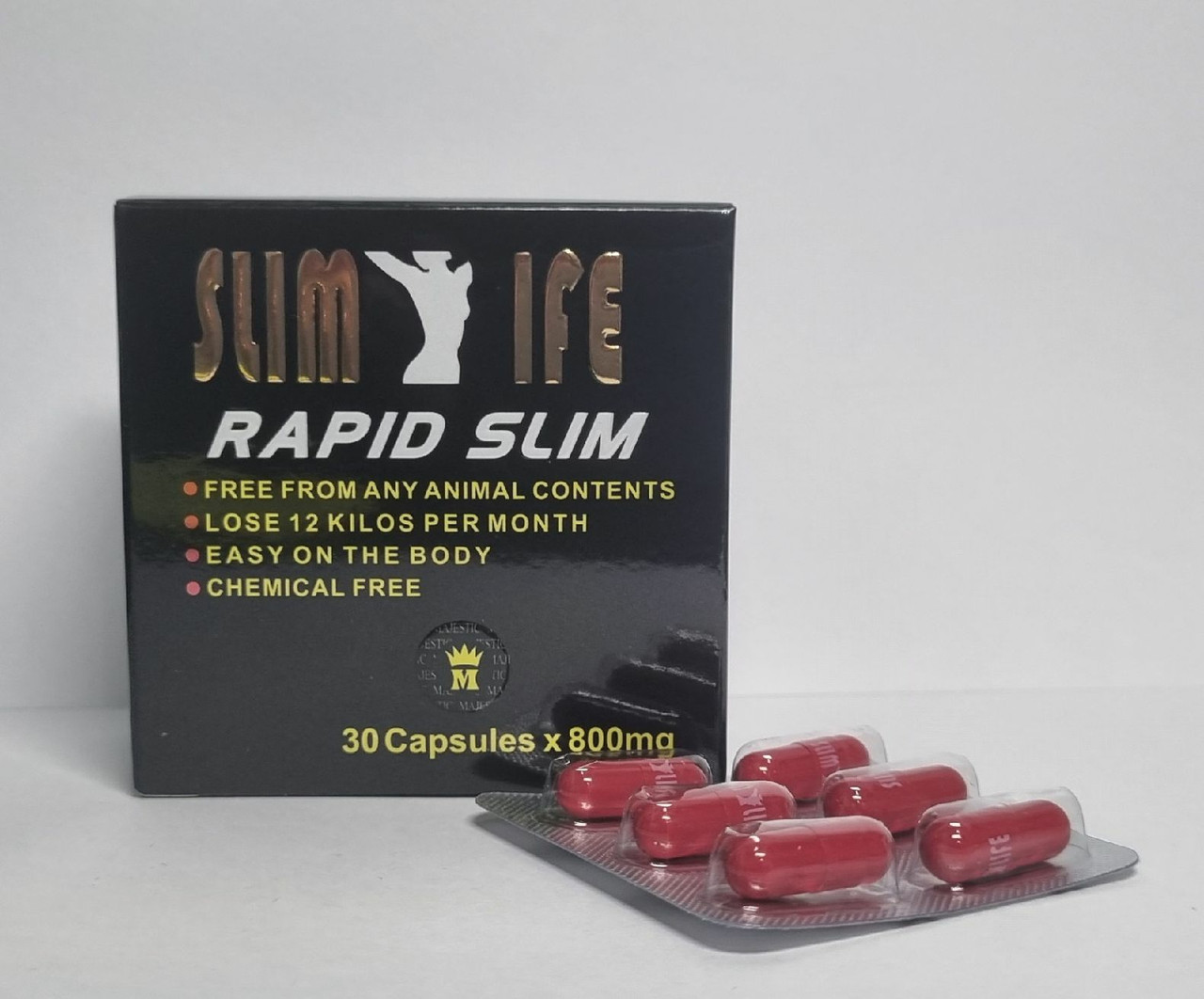 Капсулы для похудения Slim Life Rapid Slim Рапид Слим, 30кап.х 800 mg.