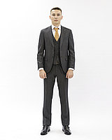 Мужской деловой костюм «UM&H 530628187» коричневый, фото 1