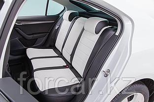 Чехлы для Hyundai Creta 2016-2020 белая экокожа, фото 5
