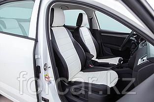 Чехлы для Hyundai Creta 2016-2020 белая экокожа, фото 4