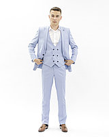 Мужской деловой костюм «UM&H 987700924» голубой, фото 1