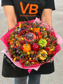 Фруктовый букет с сухофруктами