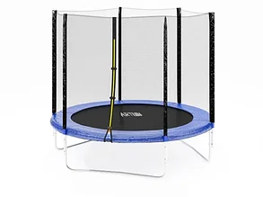 Батут ART.FiT 10ft с защитной сеткой и лестницей, 4 ноги 305 см