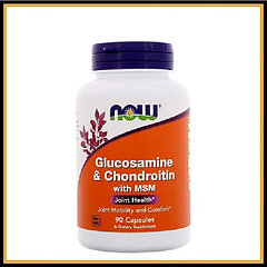 Now Foods GLUCOSAMINE + CHONDROITIN + MSM (90 капсул)