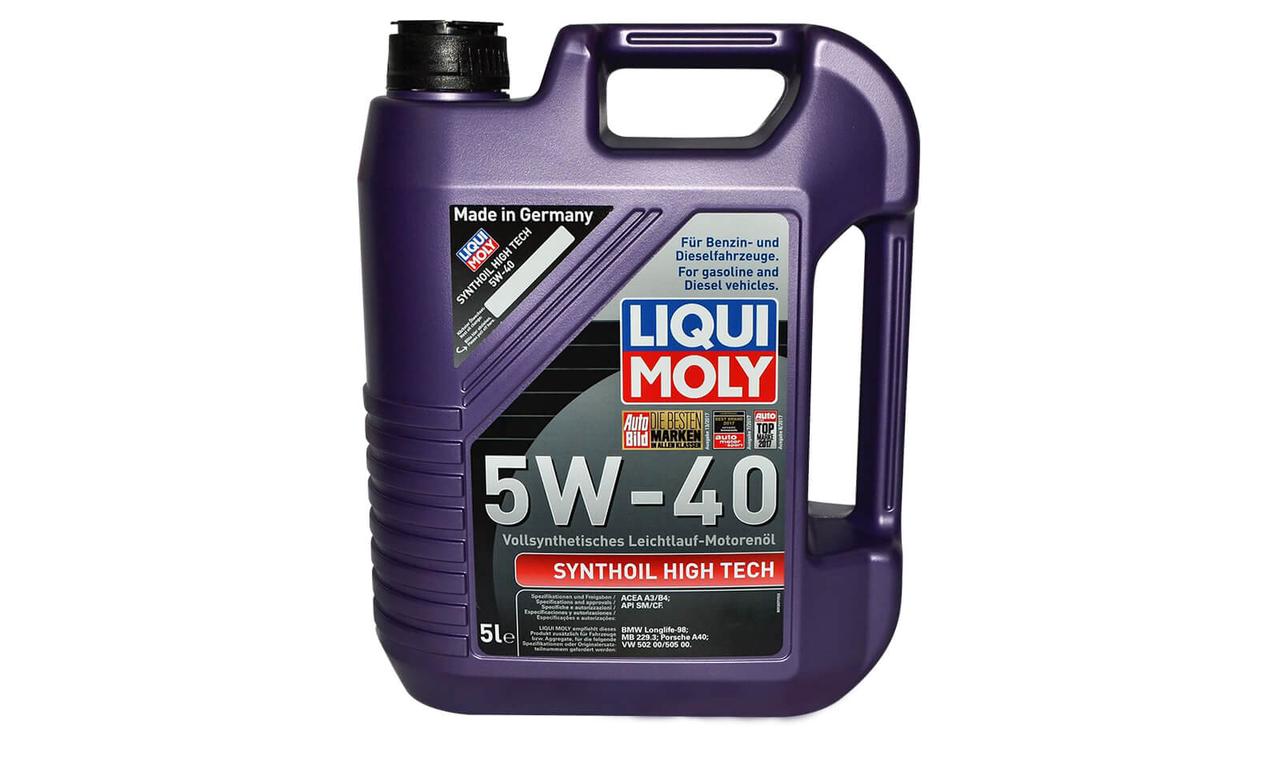 Масло моторное LIQUI MOLY Synthoil High Tech 5w40 5л. (1856) - фото 1 - id-p94896240