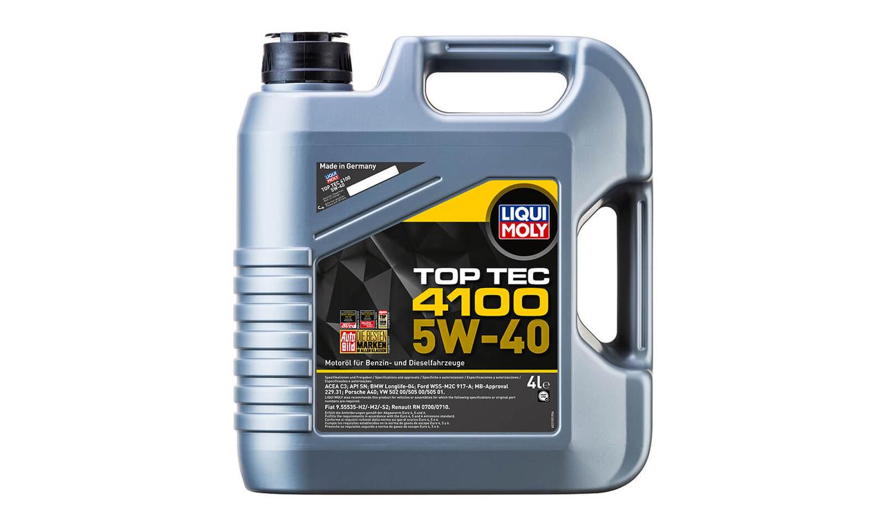 Масло моторное LIQUI MOLY Top Tec 4100 5w40 4л. (2195)