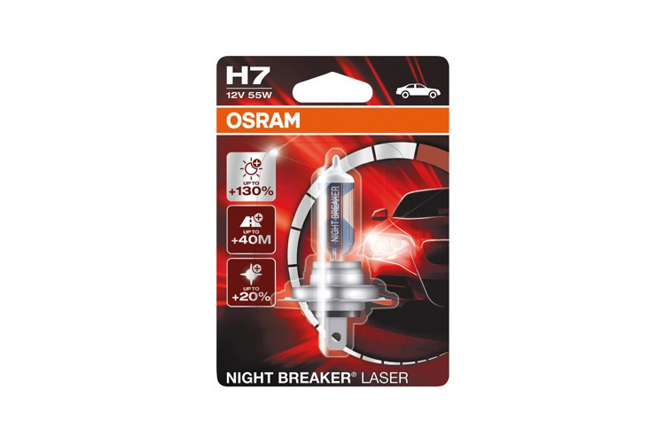 Лампа H7 OSRAM 64210NBL01B +130 Night Breaker (блистер)