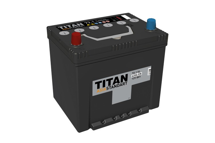 Аккумулятор TITAN Asia Standart 72 (+) (0055)