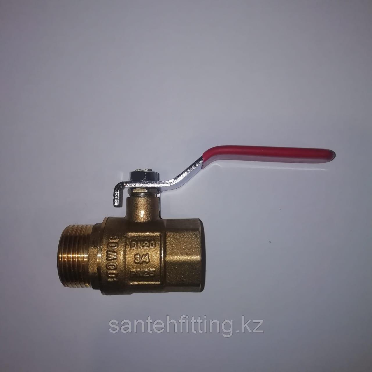 Шаровый кран 3/4 р/г/ш # (ящ  120) Water pro, фото 1