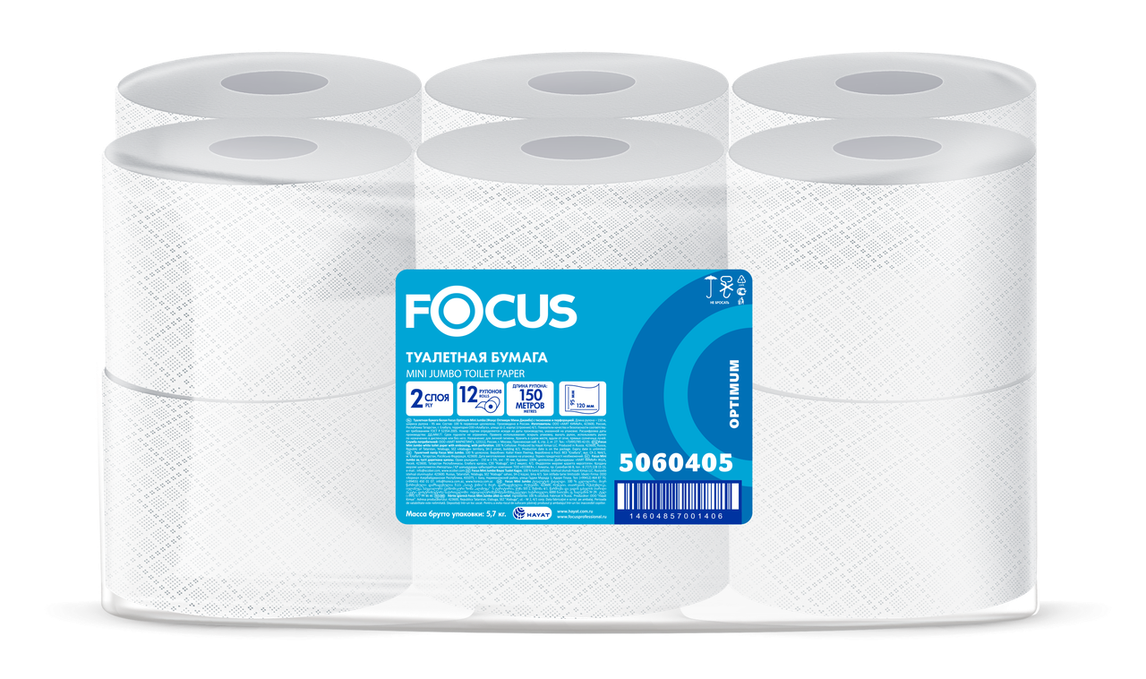 Туалетная бумага Focus 150м