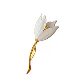 Брошь "Белая лилия", фото 3