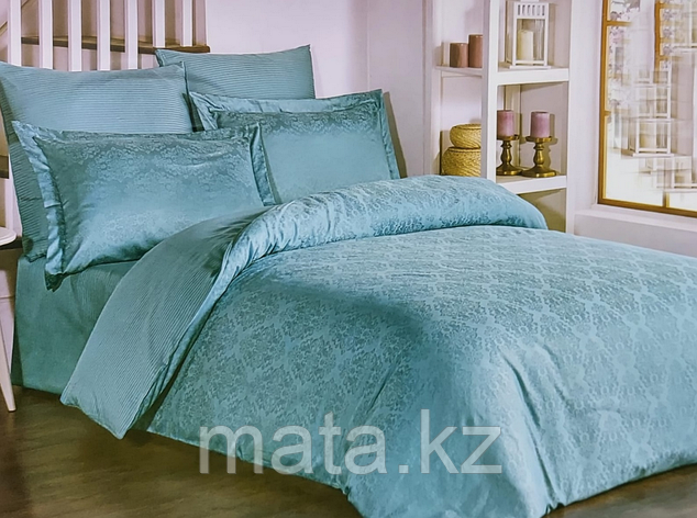 Комплект постельного белья семейный Vinessa Jacquard Satin Турция, фото 2