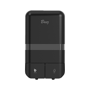 Breez Elegance S-8186 Дозатор двойной для шампуня и гель для душа (чёрный) 350 мл.*2, фото 2