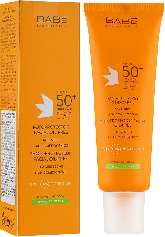 Безмасляный солнцезащитный крем для лица ABE Facial Oil-Free Sunscreen SPF50 50ml