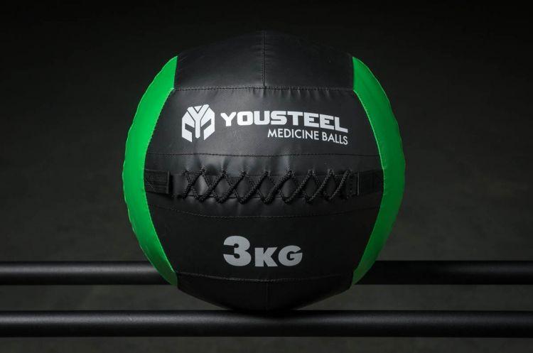Медицинские Мячи (МедБол) YouSteel 3-13 кг (3 кг) - фото 1 - id-p101802928