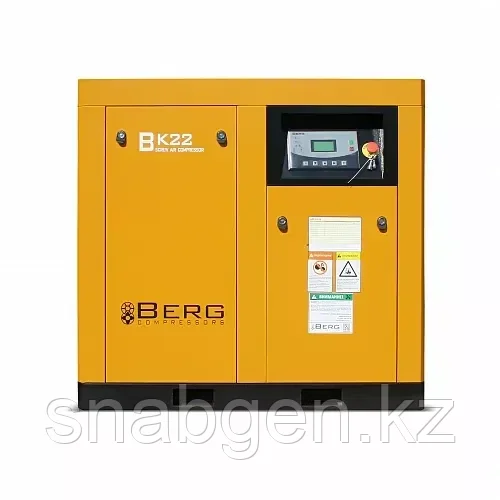 Винтовой компрессор с прямым приводом BERG ВК-22 - 12 бар