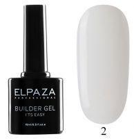 Гель для моделирования и укрепления ногтей Builder Gel it s easy № 02 ELPAZA 15мл. (прозрачный)