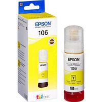 Epson 106Y EcoTank YE Ink Bottle струйный картридж (C13T00R440)