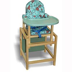 Стул-стол для кормления Сенс-М СТД 07 бирюзовый