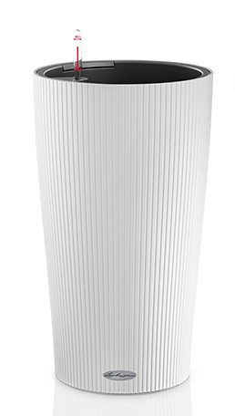 Горшки с автополивом LECHUZA CILINDRO 32 - D32*H56cм белый
