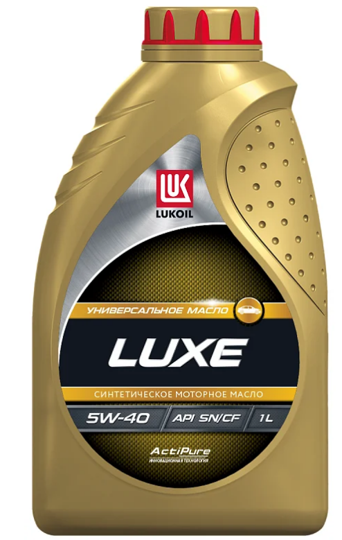 LUKOIL (ЛУКОЙЛ) Люкс SAE 5W-40, SN/CF, 1л - фото 1 - id-p101808945