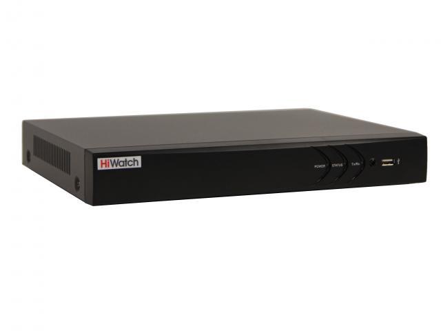 HiWatch DS-H316/2QA(B) 16 канальный HD-TVI Гибридный видеорегистратор 2 HDD