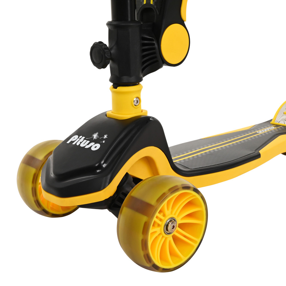 Детский трехколесный самокат Pituso HD-S008 Yellow/Желтый