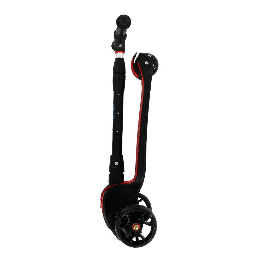 Детский трехколесный самокат PITUSO HD-S212 Red-black/Красно-черный