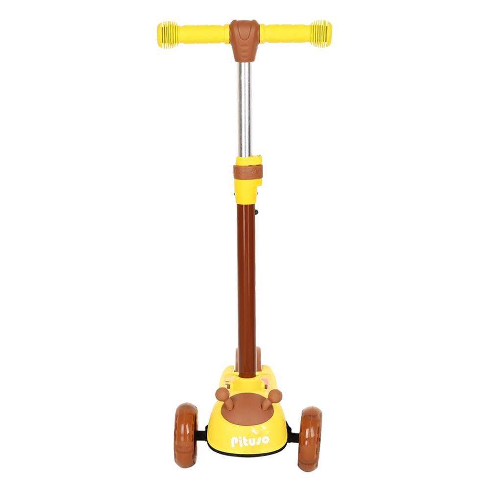 Детский трехколесный самокат Pituso HD-S806 Yellow/Желтый