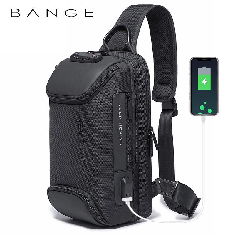 Кросс-боди сумка слинг Bange BG-7082 (черная)