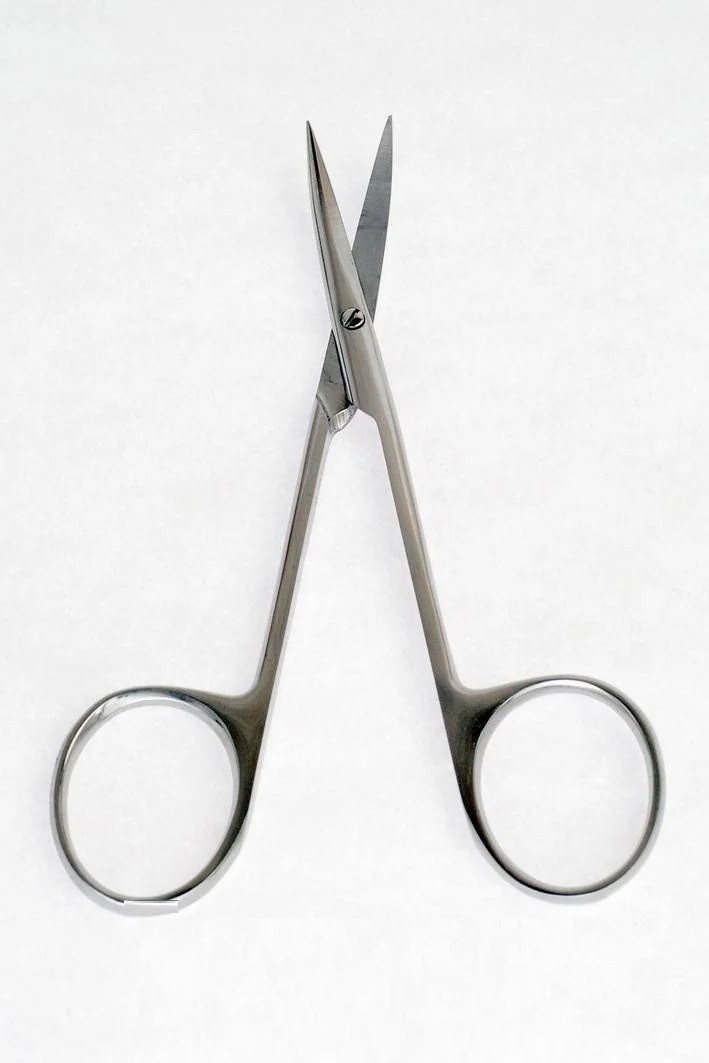 Ножницы с двумя острыми концами, вертикально-изогнутые, 113мм. *, (35-7493R) - фото 1 - id-p100062966
