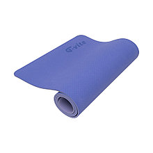 Антибактериальный коврик для йоги, фитнеса G VITE TPE, 6 мм (yogamat, йогамат)
