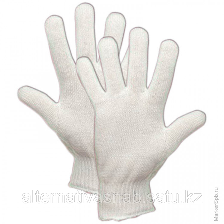 Перчатки ХБ, белые Китай - фото 1 - id-p101811045