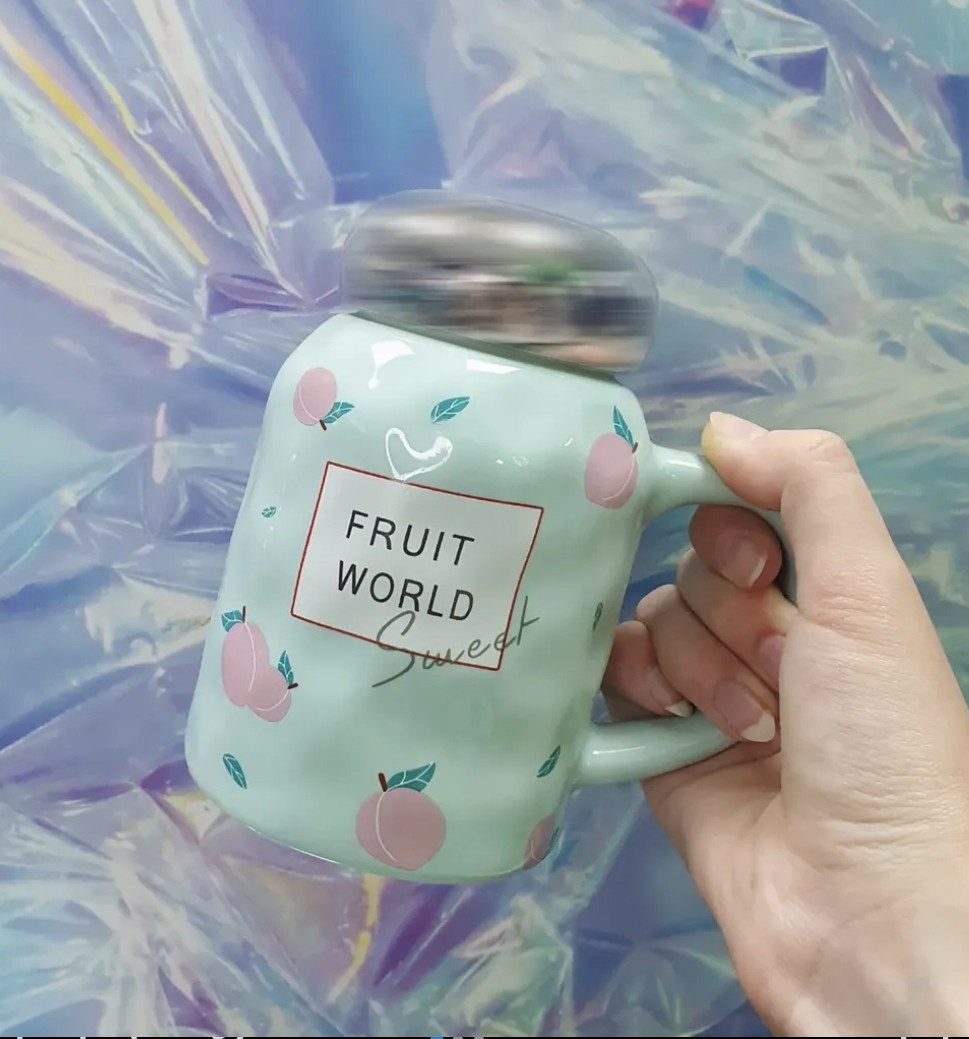 Кружка Fruit World с персиками (Anyway)